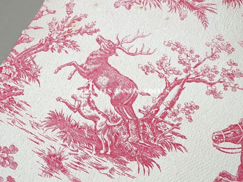 画像4: アンティーク 壁紙 トワルドジュイ 200×46cm