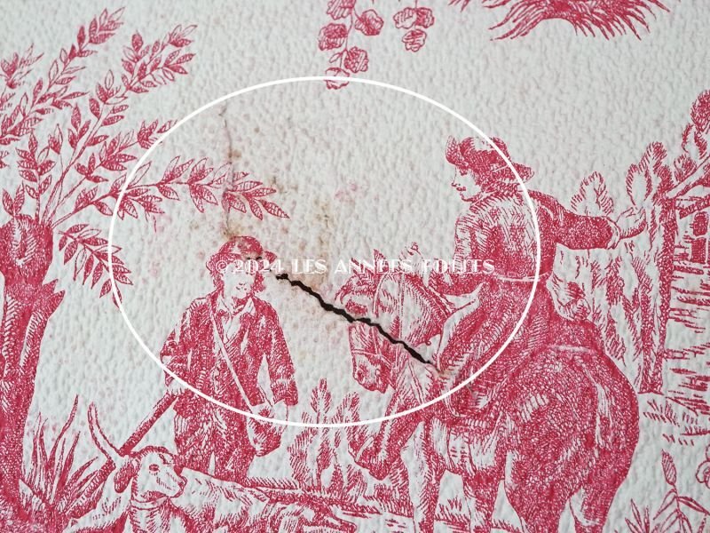 画像7: アンティーク 壁紙 トワルドジュイ 200×46cm