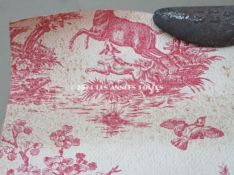 画像8: アンティーク 壁紙 トワルドジュイ 200×46cm