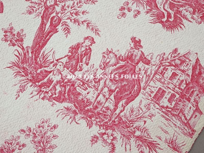 画像3: アンティーク 壁紙 トワルドジュイ 200×46cm