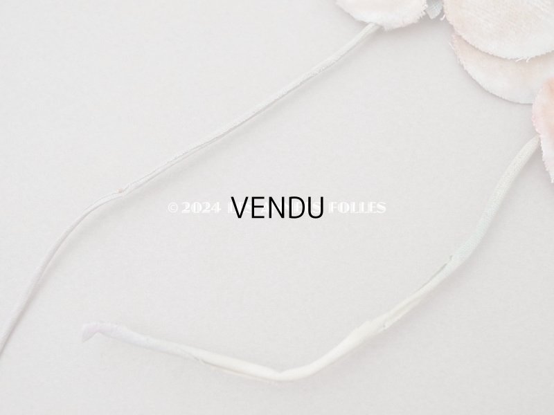 画像6: 【セール対象外】1900年頃 アンティーク パンジーの布花 ピンク