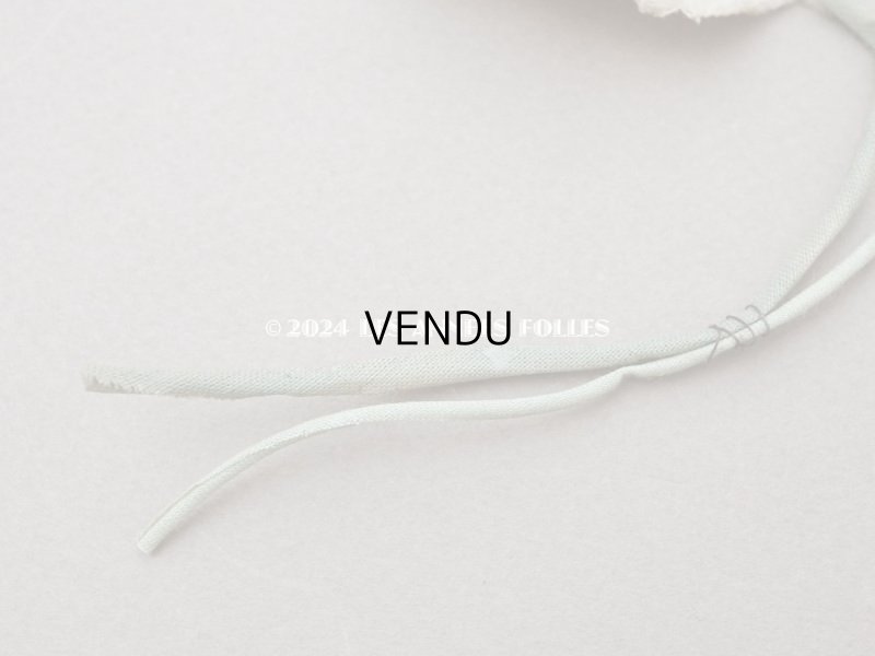 画像4: ＊蚤の市＊アンティーク パンジーの布花 ホワイトベージュ