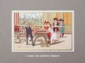 アンティーク クロモ エッフェル塔 LA TOUR EIFFEL  -AU BON MARCHE-