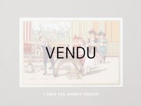 アンティーク クロモ エッフェル塔 LA TOUR EIFFEL  -AU BON MARCHE-