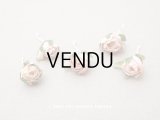 アンティーク 小さな薔薇の布花 5〜6ピースのセット パウダーピンク ドール用