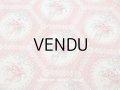 【セール対象外】アンティーク  ローズパニエ柄 ファブリック 2点セット 81×49〜54cm & 35×60〜63cm
