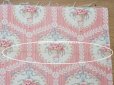 画像10: 【セール対象外】アンティーク  ローズパニエ柄 ファブリック 2点セット 81×49〜54cm & 35×60〜63cm