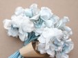 画像6: アンティーク 菫の布花 パルマ菫 パウダーブルー 