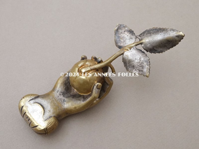 画像6: アンティーク ハンドモチーフのペーパーウェイト