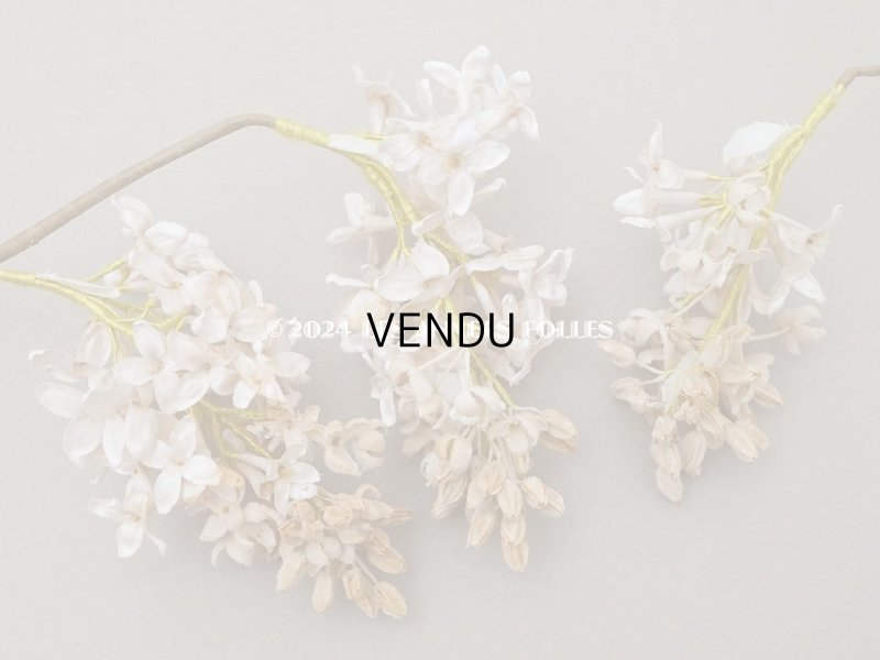 画像9: アンティーク ライラックの布花 パウダーピンク