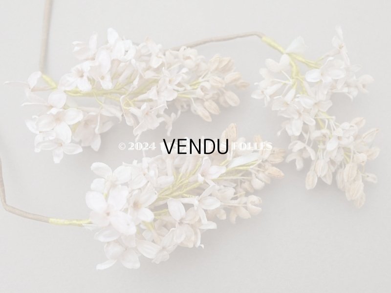 画像8: アンティーク ライラックの布花 パウダーピンク