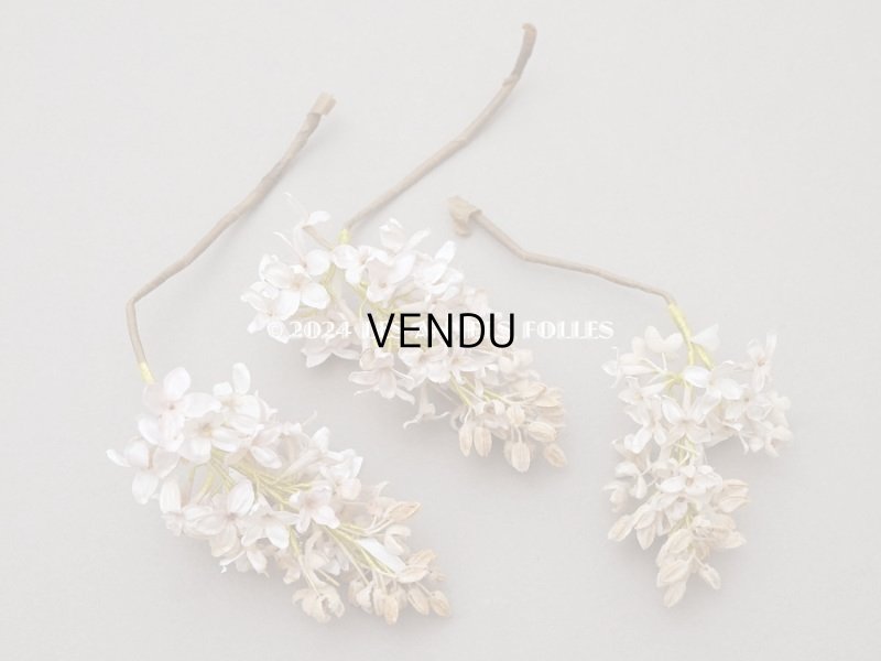 画像7: アンティーク ライラックの布花 パウダーピンク