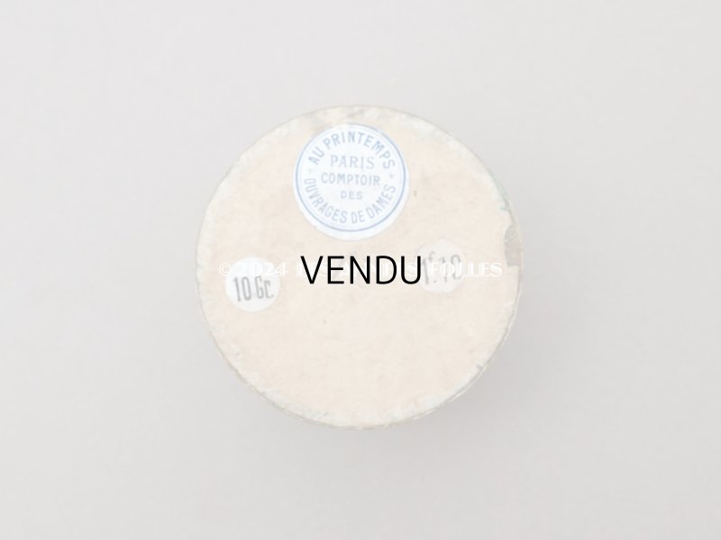 画像3: アンティーク プランタン百貨店  硝子の蓋の糸箱 スレッドケース - AU PRINTEMPS -