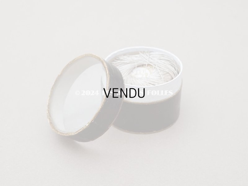 画像5: アンティーク プランタン百貨店  硝子の蓋の糸箱 スレッドケース - AU PRINTEMPS -