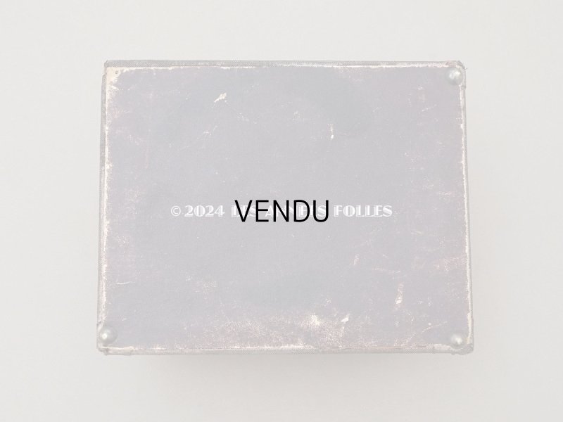 画像5: 19世紀末 アンティーク ジュエリーボックス 裁縫箱 グレイッシュピンクのベルベット ミラー付