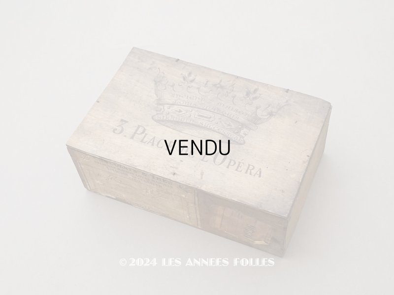 画像1: アンティーク ショコラティエ LOUIS MARQUISの木箱 - MAISON LOUIS MARQUIS -