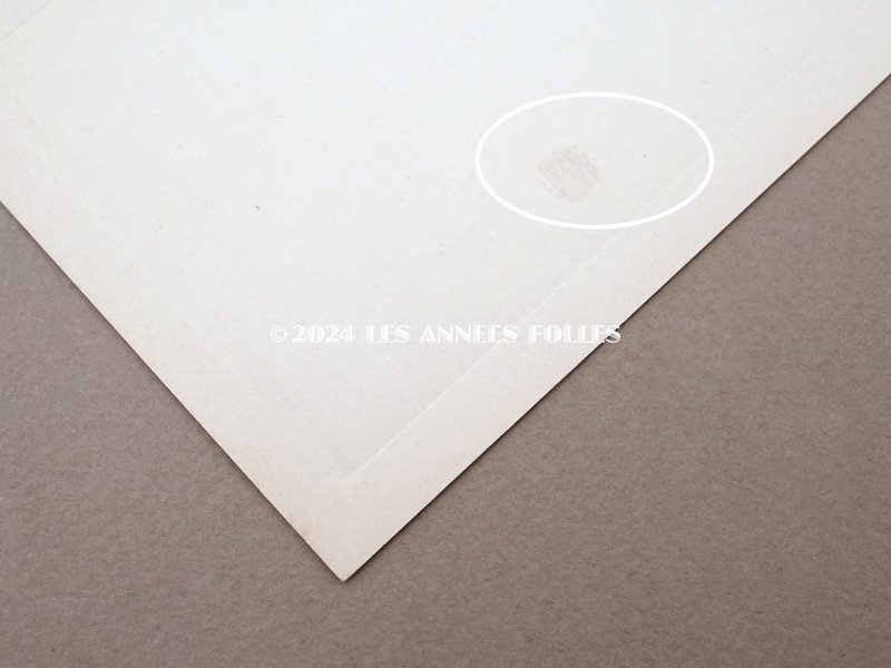 画像7: 未使用 アンティーク メニューカード  MENU 薔薇とリボンのガーランド