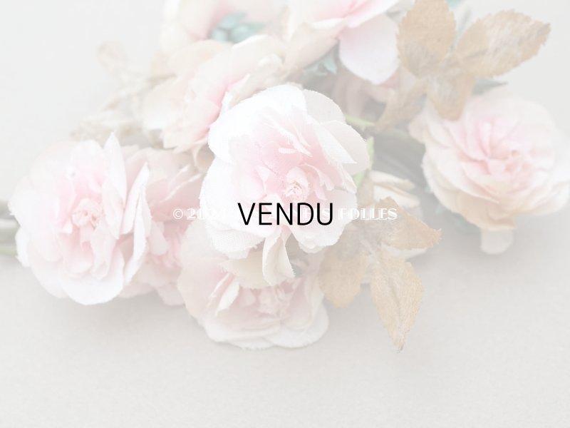 画像6: アンティーク 薔薇の布花のブーケ パウダーピンク 