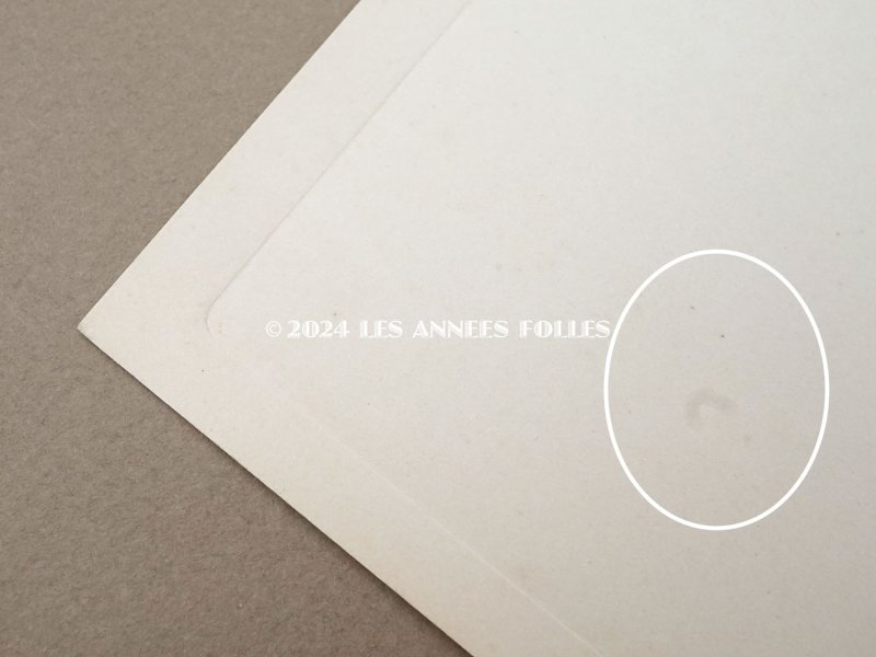 画像5: 未使用 アンティーク メニューカード  MENU 薔薇とリボンのガーランド