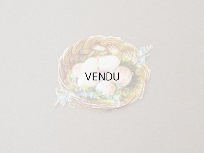 画像5: 1900年頃 アンティーク ダイカットクロモ 7点のセット