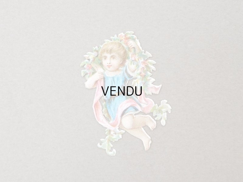 画像8: 1900年頃 アンティーク ダイカットクロモ 7点のセット