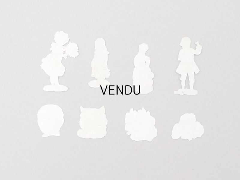 画像6: 1900年頃 アンティーク ダイカットクロモ 8点のセット