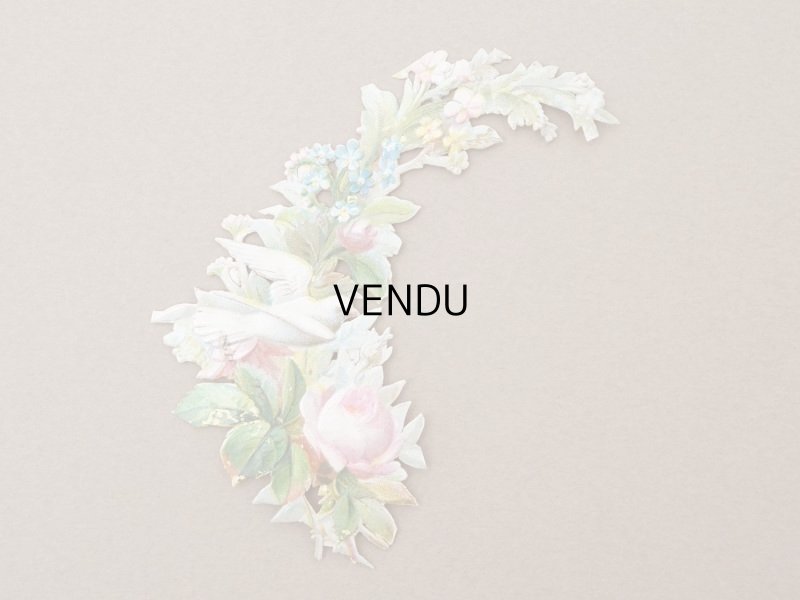 画像3: 1900年頃 アンティーク ダイカットクロモ 7点のセット