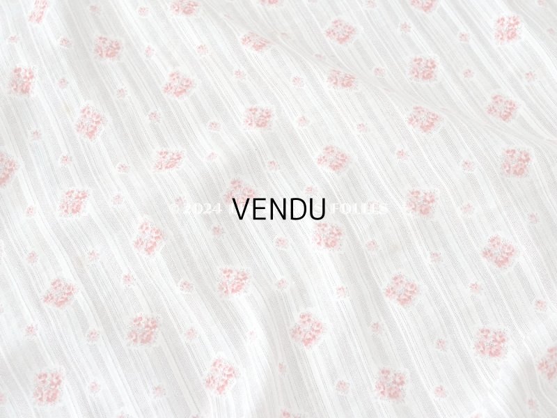 画像3: アンティーク  薔薇模様 コットン製 ファブリック 95×73cm