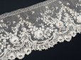 画像2: 18世紀末~19世紀初頭 アンティーク  アランソンレース 0.8m 12.4cm幅 ミュージアムピース (2)