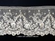 画像1: 18世紀末~19世紀初頭 アンティーク  アランソンレース 0.8m 12.4cm幅 ミュージアムピース (1)