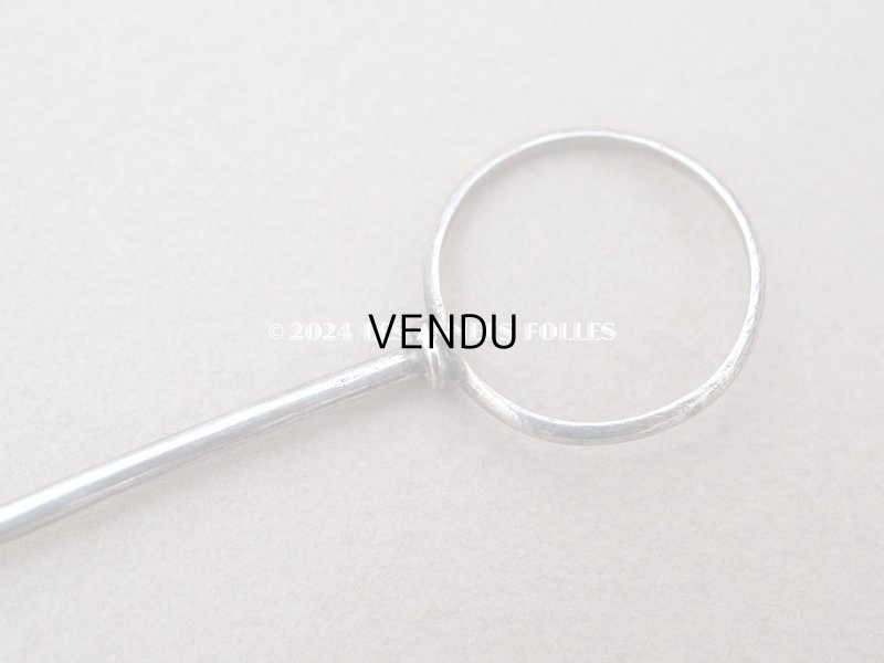 画像4: アンティーク シルバー製 ハンドモチーフのクリップ ドレス用