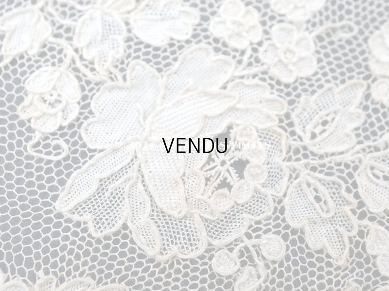 画像15: 18世紀末~19世紀初頭 アンティーク  アランソンレース 0.8m 12.4cm幅 ミュージアムピース