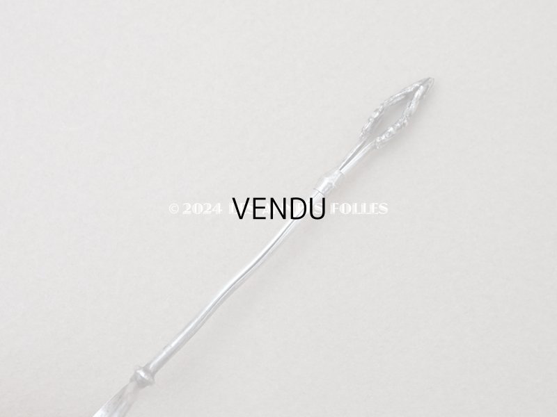 画像8: アンティーク シルバー製 ハンドモチーフのクリップ ドレス用