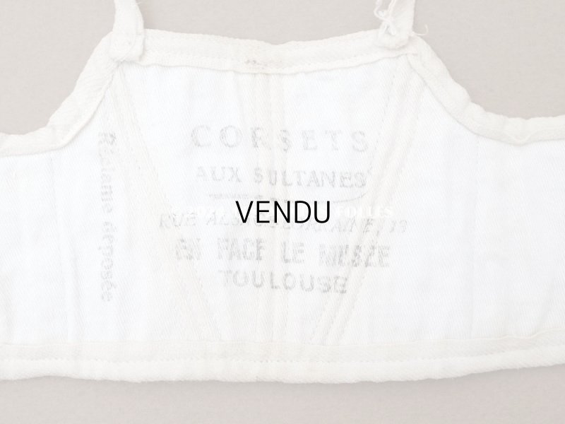 画像7: アンティーク ドール用 小さなコルセット CORSET AUX SULTANES