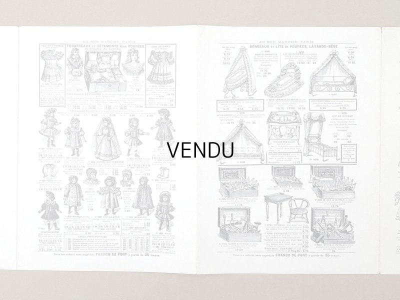 画像4: アンティーク ボンマルシェ ドールのカタログ 玩具 ETRENNES-JOUETS - AU BON MARCHE -