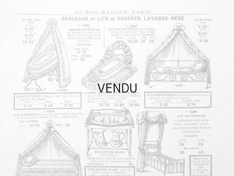 画像8: アンティーク ボンマルシェ ドールのカタログ 玩具 ETRENNES-JOUETS - AU BON MARCHE -