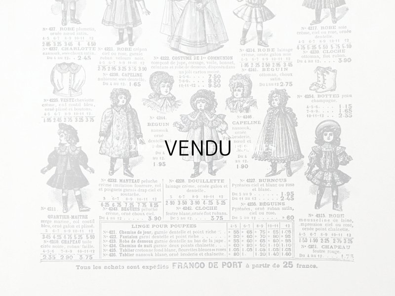 画像11: アンティーク ボンマルシェ ドールのカタログ 玩具 ETRENNES-JOUETS - AU BON MARCHE -