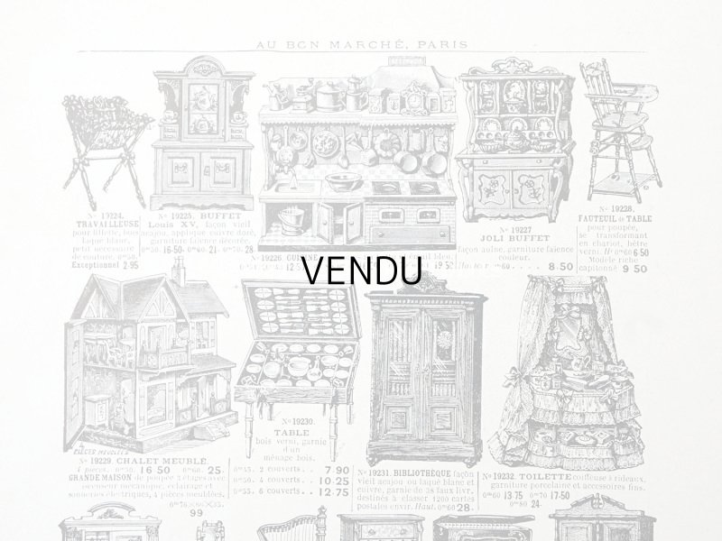 画像12: アンティーク ボンマルシェ ドールのカタログ 玩具 ETRENNES-JOUETS - AU BON MARCHE -