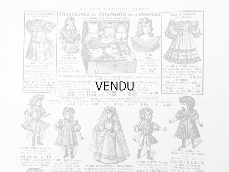 画像10: アンティーク ボンマルシェ ドールのカタログ 玩具 ETRENNES-JOUETS - AU BON MARCHE -