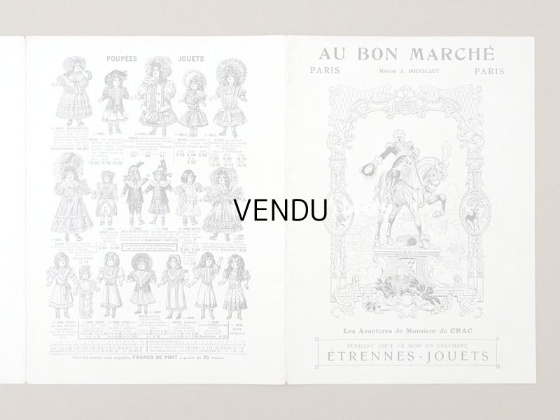画像5: アンティーク ボンマルシェ ドールのカタログ 玩具 ETRENNES-JOUETS - AU BON MARCHE -