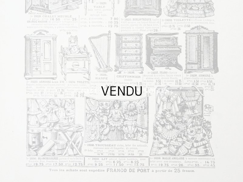 画像13: アンティーク ボンマルシェ ドールのカタログ 玩具 ETRENNES-JOUETS - AU BON MARCHE -