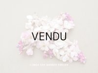 アンティーク ライラックの布花 ホワイト＆ピンク