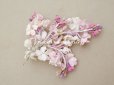 画像5: アンティーク ライラックの布花 ホワイト＆ピンク (5)