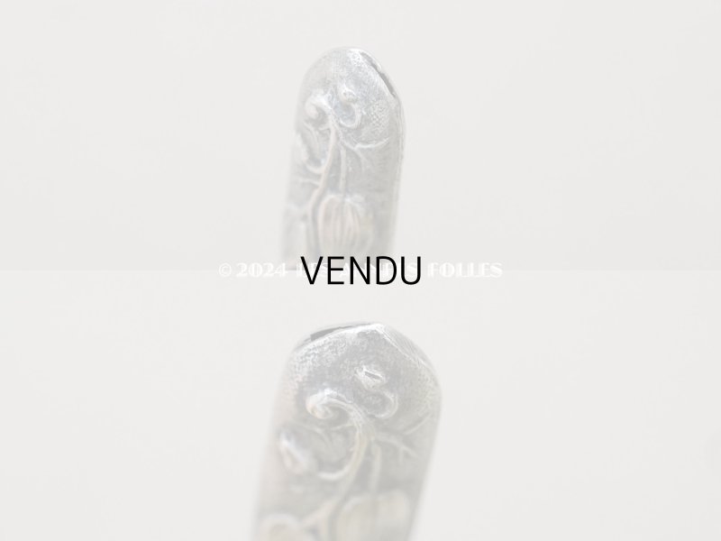 画像7: アンティーク シルバー製 鈴蘭のニードルケース