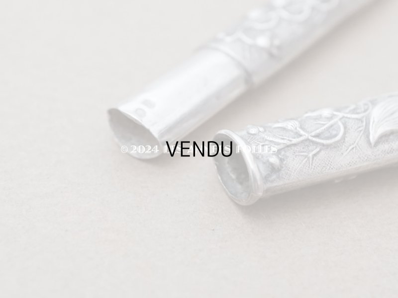 画像6: アンティーク シルバー製 鈴蘭のニードルケース