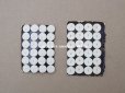 画像5: アンティーク 7.5mm リネンのくるみボタン ドール用 12ピースのセット オフホワイト  (5)