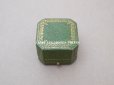 画像3: アンティーク 金彩入り リングボックス  ジュエリーボックス グリーン