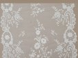画像7: アンティーク ウェディングヴェール 花のモチーフ 約55×258cm アプリカシオン・アングルテール 