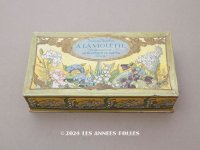 アンティーク 菫のソープボックス 薔薇のガーランド SAVON SURFIN A LA VIOLETTE  - PLANTEUR DE CAIFFA -
