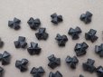 画像2: アンティーク フレンチジェット ビーズ カット入り 7.5mm 約41ピース  (2)